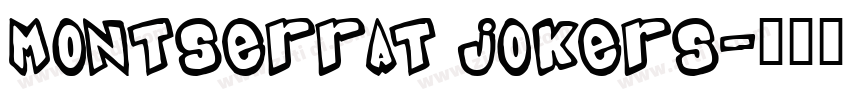 Montserrat jokers字体转换